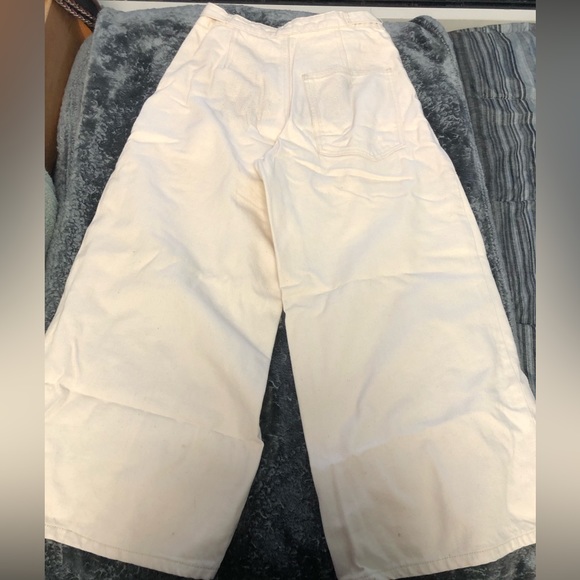 white wide leg zara jeans - Picture 3 of 4